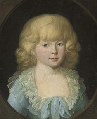 TISCHBEIN, Johann Heinrich Wilhelm Portrait of a young boy Norge oil painting art
